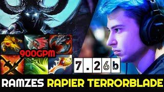 RAMZES Fast Farm Terrorblade 900 GPM Full Slotted Carry with Divine Rapier 7.26 Dota 2