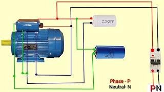 Single Phase Motor Runing Capacitor Start Capacitor Centrifugal Switch Connection  Its Electrical