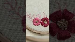 Puffed Satin Flower Embroidery 