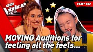 Most MOVING Blind Auditions from The Voice Kids   Top 10