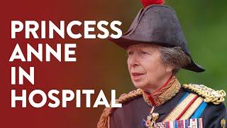 Princess Anne in hospital with injuries and concussion