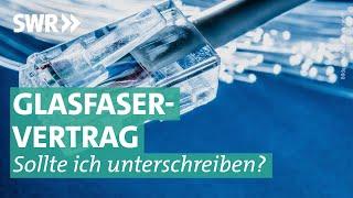 Aufgeschwatzt und dann bereut? Glasfaser-Vertrag an der Haustür  Marktcheck SWR