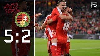 Die Nati bleibt weiter ungeschlagen Schweiz - Ungarn 52  Highlights  WM-Quali  DAZN