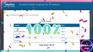 Marlins Test For Seafarer Score  100%