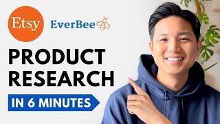 How to Find Best-Selling Products on Etsy EverBee Tutorial