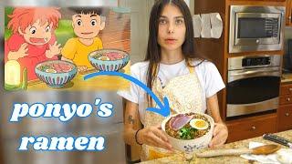 i cooked ramen from studio ghiblis ponyo - food from film ep. 1