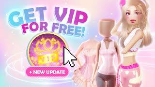 How To GET VIP For FREE? & NEW DRESS To IMPRESS UPDATE.