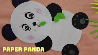 Paper Panda  How to make a paper panda  DIY Cute Crafts