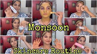 Monsoon Skincare Routine  Beauty Tips for Glowing Skin  Oily Skincare tips for Glowing Skin