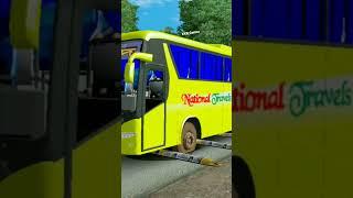 Scania Bus On Speedbraker  #shorts
