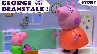 Peppa Pig George & the Beanstalk Stop Motion Story