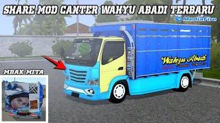 Share Mod Canter Wahyu Abadi Terbaru Bussid  Mod New Wahyu Abadi  Mod Canter Wahyu Abadi by ADS