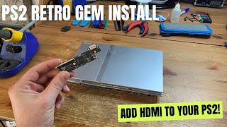 Add HDMI to your PS2 Slim PixelFX Retro Gem install and demonstration