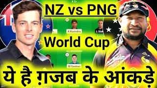 NZ vs PNG Dream11 NZ vs PNG Dream11 Team New Zealand vs Papua New Guinea NZ vs PNG T20 Team Today