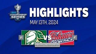 OHL Championship Highlights London Knights @ Oshawa Generals - Game 3 - May 13th 2024