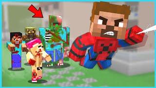 THE ZOMBIE GANG IS BACK ATTACKING PEOPLE  - Minecraft