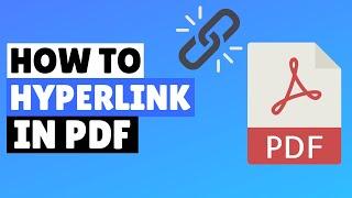 How to Add Hyperlink in PDF  Create Hyperlink in PDF File