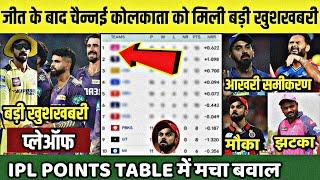 चेन्नईकोलकात के जीत के बाद IPL 2024 के Points Table में मचा बवालRCBबाहरRRहैरान IPL Points Table