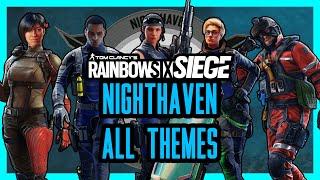 Nighthaven All Themes Crystal Guard Neon Dawn Steel Wave Shifting Tides - Rainbow Six Siege