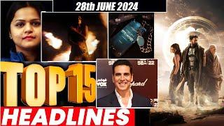 Top 15 Big News of Bollywood  28th JUNE 2024  Deepika Padukon Prabhas Salman KhanSushmita Sen