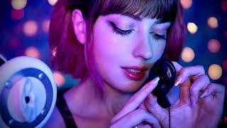 ASMR 8d Ear Attention For You  ear cleaning massage whispers fizzy sounds