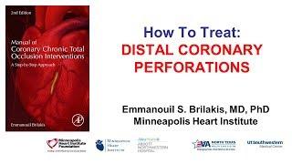 How to treat distal coronary perforations