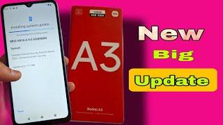 Redmi a3 update  Redmi A3 software update