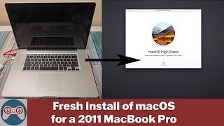 How to Install a Fresh macOS on a 2011 MacBook Pro - new SSD