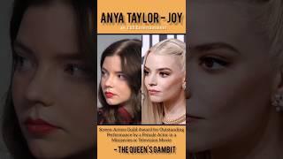 Anya Taylor got rewarded for her Acting Talent #anyataylorjoy