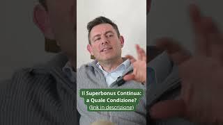 Il Superbonus Continua A Quale Condizione?  #avvocato #superbonus #superbonus110