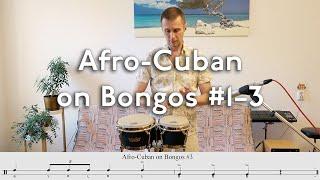 Afro-Cuban rhythm on Bongos #1–3 Afro Carabali