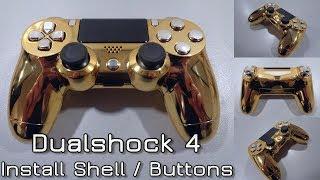 How to install a Dualshock 4 Gen 1-2 Shell and Buttons - PS4