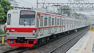 4K Stasiun Rajawali Kompilasi Kereta JR 205 TM 6000 CC 206  Commuter Line Lin Cikarang