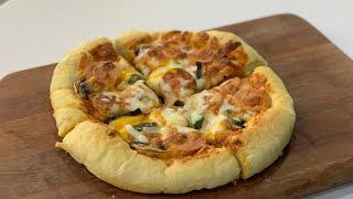 این پیتزا و خمیرش ما رو مدهوش کرد شمام امتحان کنیدvery tasty pizza recipe subtitle