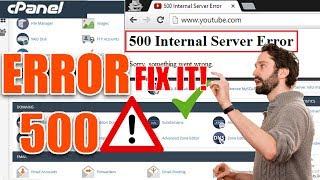 How to Fix 500 Internal Server error Step by Step ️