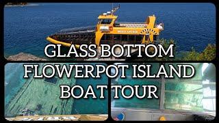 Glass Bottom Flowerpot Island Boat Tour - Tobermory Ontario Canada 