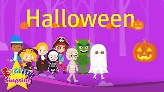 Kids vocabulary - Halloween - Halloween monster costumes - English educational video for kids