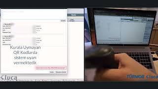 Luca Muhasebe Yazılımında QR Kodlu e-Arşiv Fatura ve e-Fatura taratma ve muhasebeleştirme işlemleri.