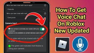 How To Get Voice Chat On Roblox 2024  Enable Voice Chat