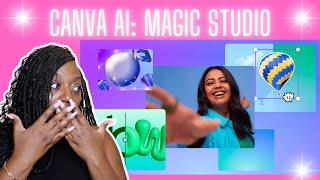 CANVA AI How to use Magic Studio in CANVA