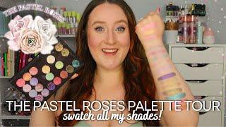 THE PASTEL ROSES PALETTE TOUR - Swatch *EVERY SHADE* Of My Duochrome & Multichrome Single Eyeshadows