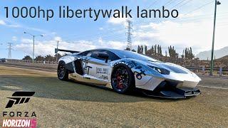 FORZA HORIZON 5 - 1000HP liberty walk Lamborghini Aventador LP700-4 build