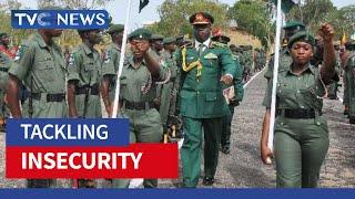 VIDEO 295 Junior Officers Commissioned Into The Nigeria Army