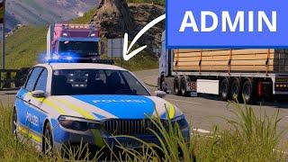 ‍️ POLICE Patrol in the ALPS  TruckersMP Game Moderator