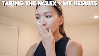 TAKING THE RN-NCLEX + REACTING TO MY RESULTS  tips and advice for taking the NCLEX