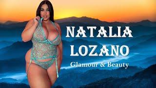 Natalia Lozano Biography  Gorgeous Spanish Plus Size Model  Curvy Bikini Model  Fashion Model 