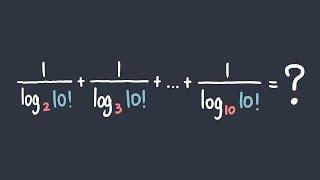 Can you simplify this incredibly simple sum of logarithms?