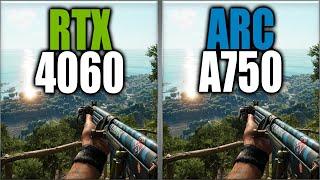 RTX 4060 vs ARC A750 Benchmarks