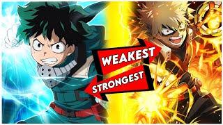 MHA Class 1-A Ranked From Weakest to Strongest