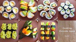 Simple & Easy Sushi at home   6 + 1 ideas